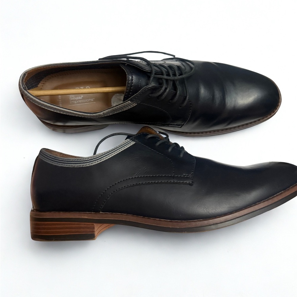 Apt.9,  Leo , Navy, Men’s Dress Shoe Size 11W